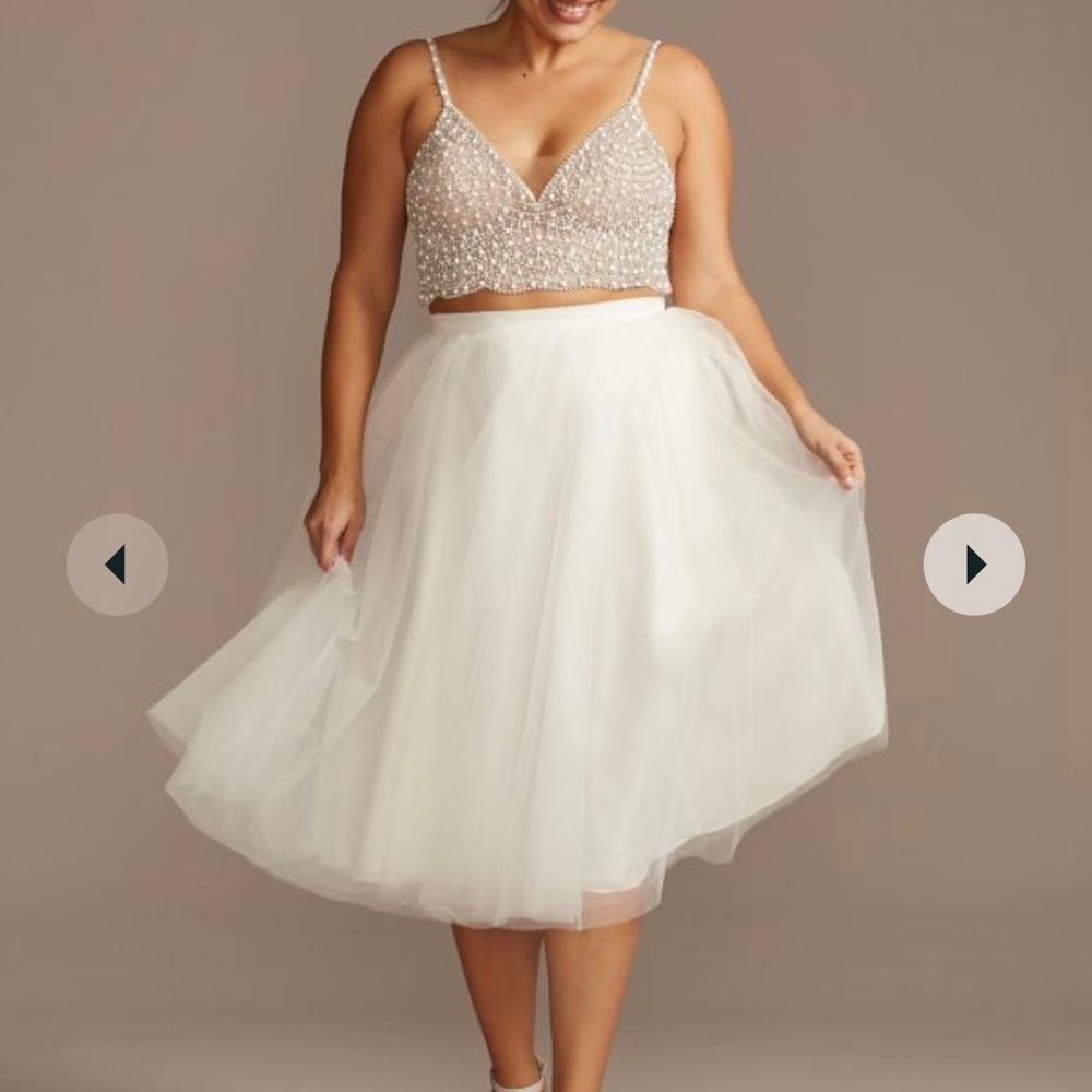BRAND NEW tulle bridal skirt